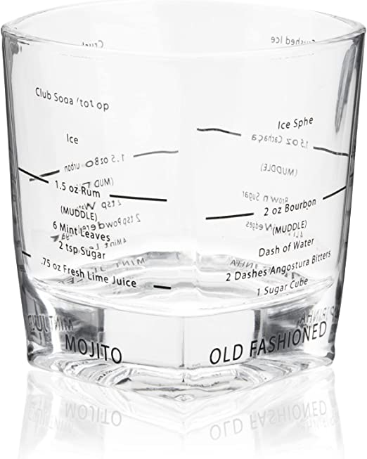 Recipe Rocks Glasses, Set of 4 by True