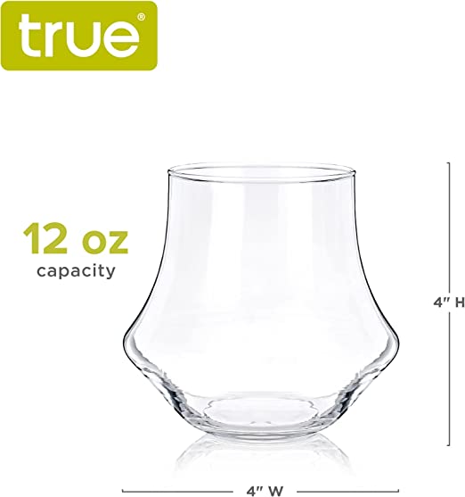 True Minimal Whiskey Glasses Set of 4