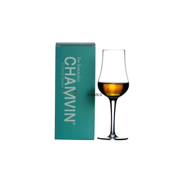 Stylish Chamvin Glass Classic Copita Whiskey Tasting Glass, Set of 1, 2, or 6