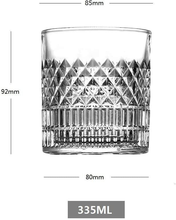 Four Piece Crystal Whiskey Glass Set