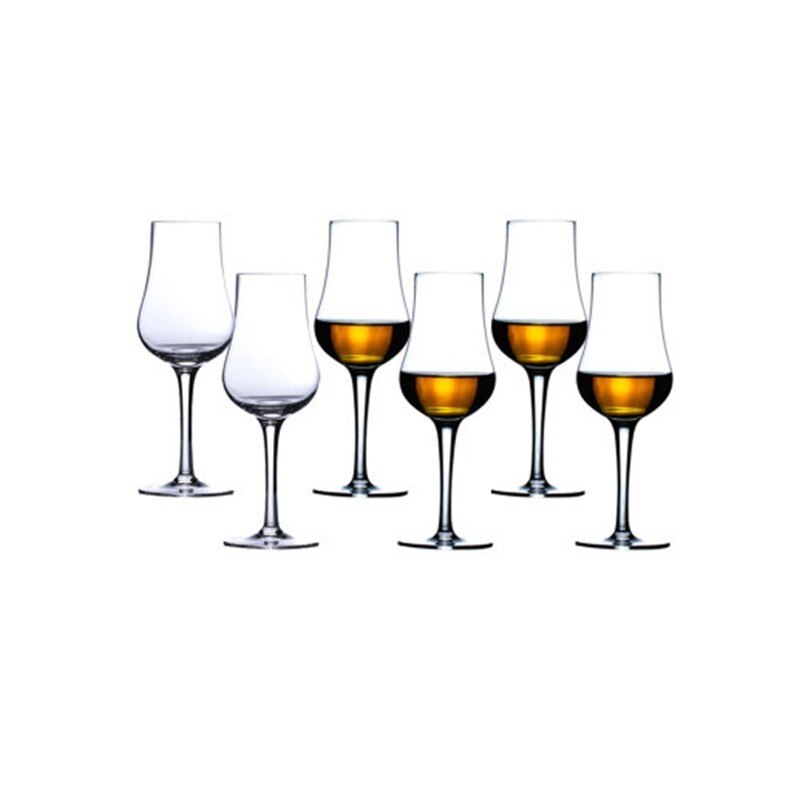 Stylish Chamvin Glass Classic Copita Whiskey Tasting Glass, Set of 1, 2, or 6