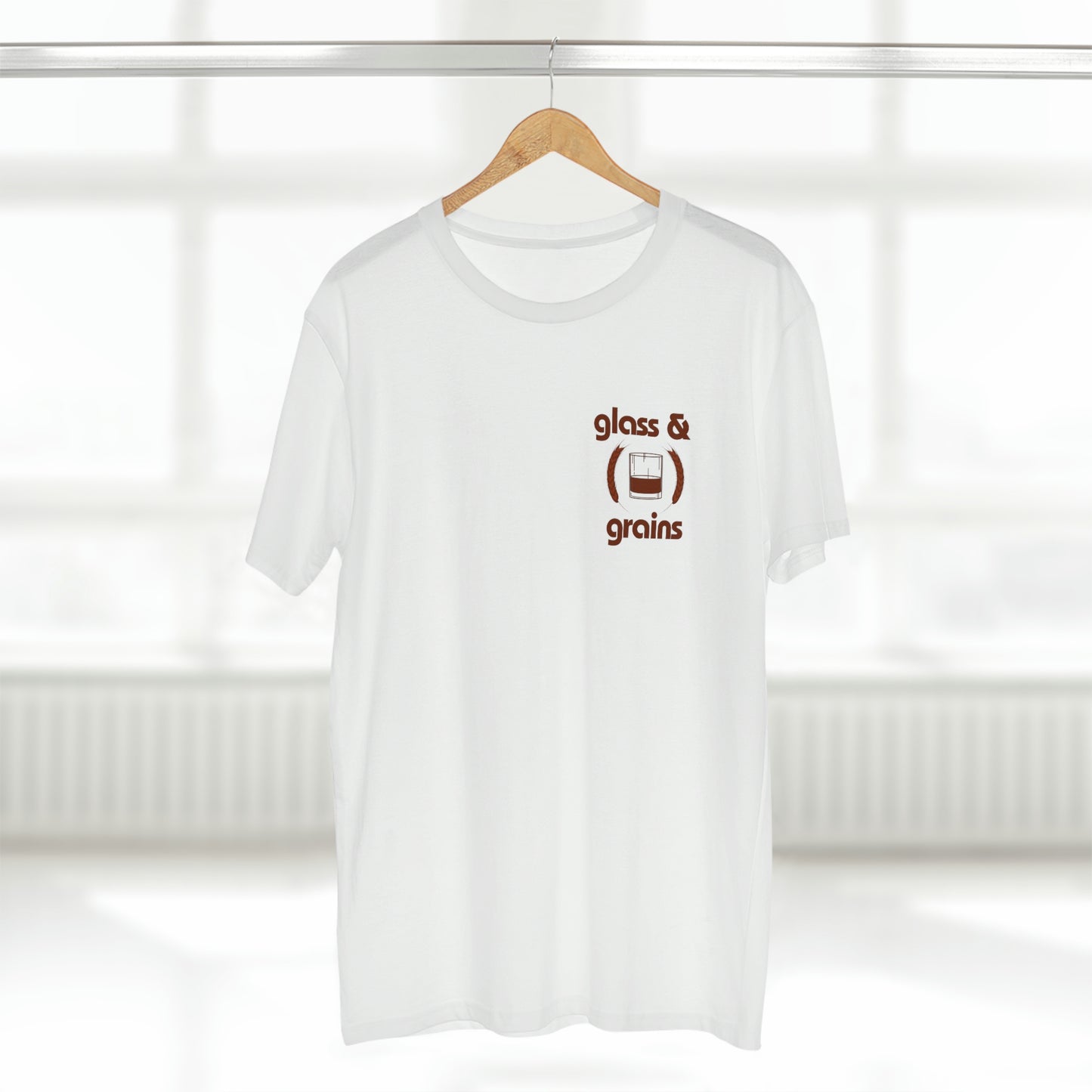 Glass & Grains Alt Crest Men's Tee