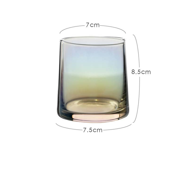 Creative Transparent Colorful Whiskey Glass