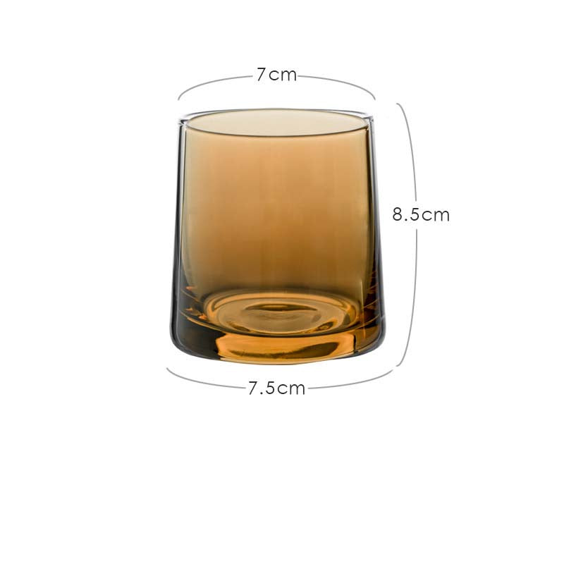 Creative Transparent Colorful Whiskey Glass