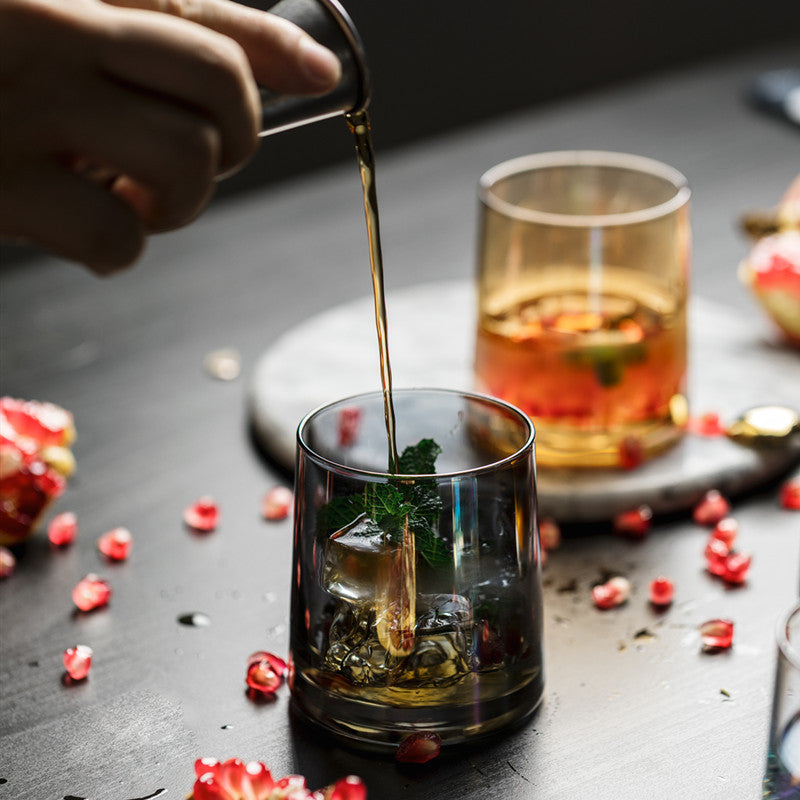 Creative Transparent Colorful Whiskey Glass