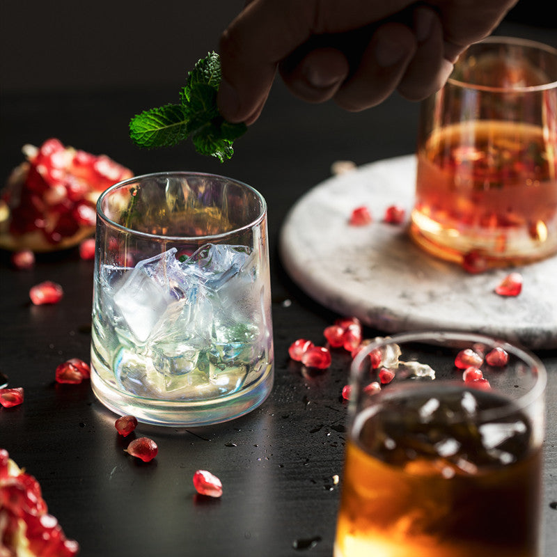Creative Transparent Colorful Whiskey Glass