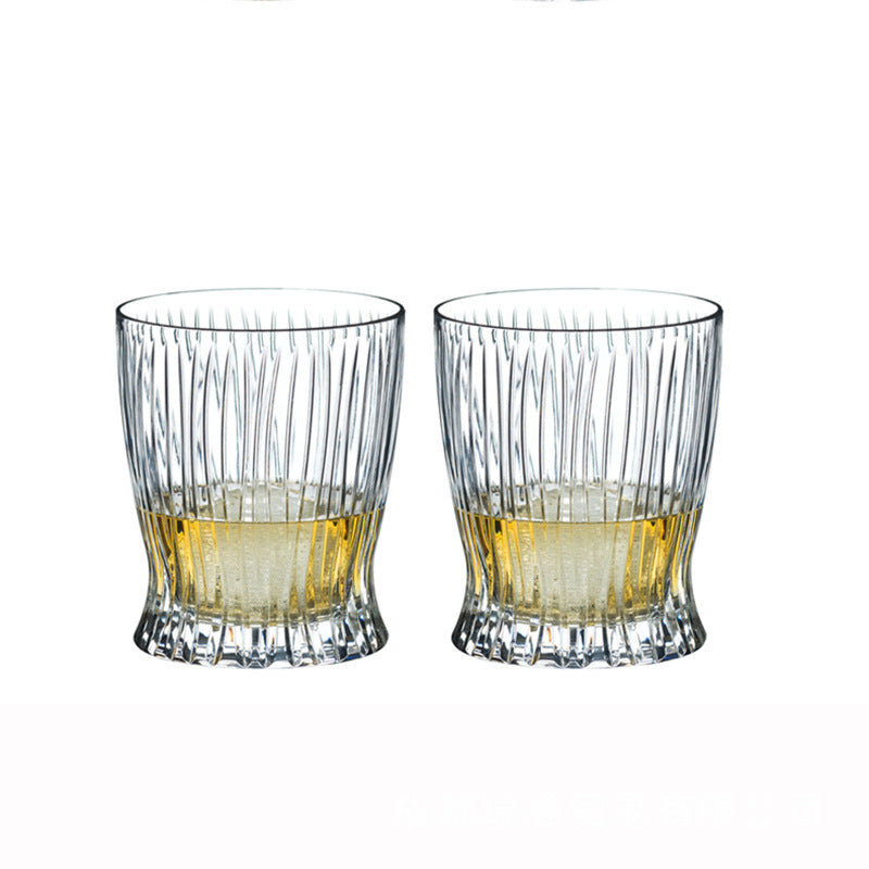 Japanese Style Striped Whiskey Glass Set