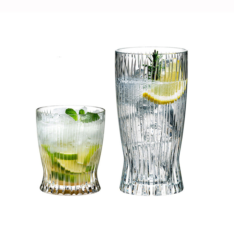 Japanese Style Striped Whiskey Glass Set