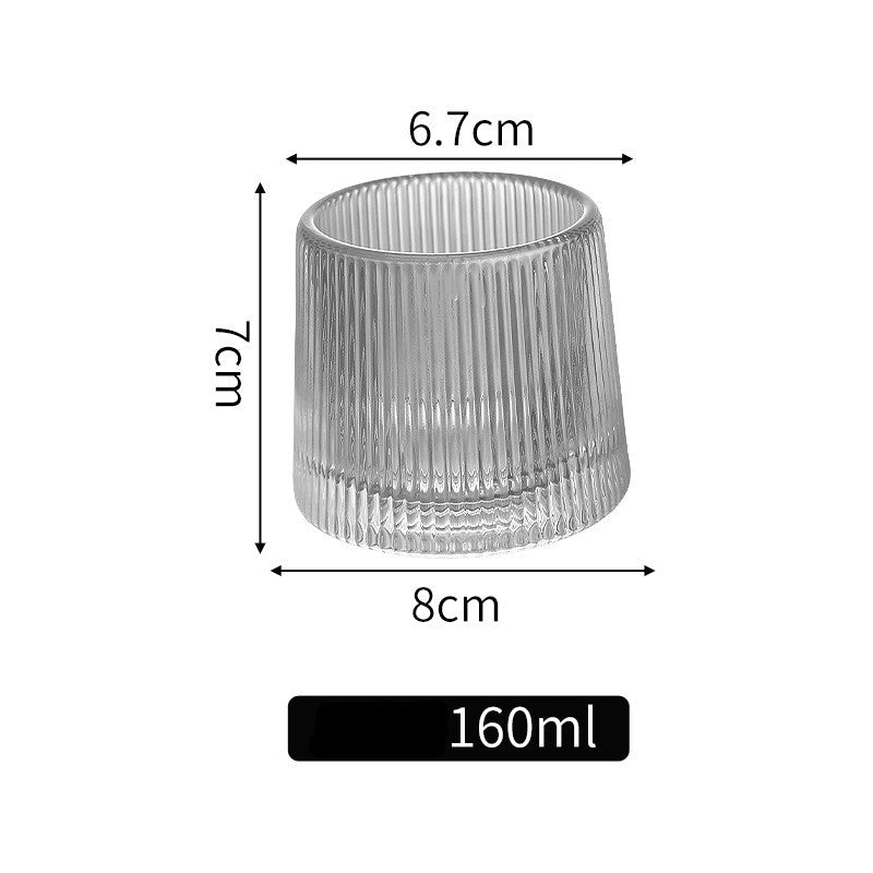 Elegant Rotating Whiskey Glass