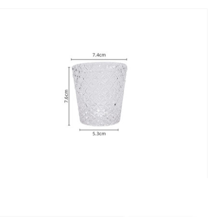 Modern Pineapple Style Crystal Whiskey Glass