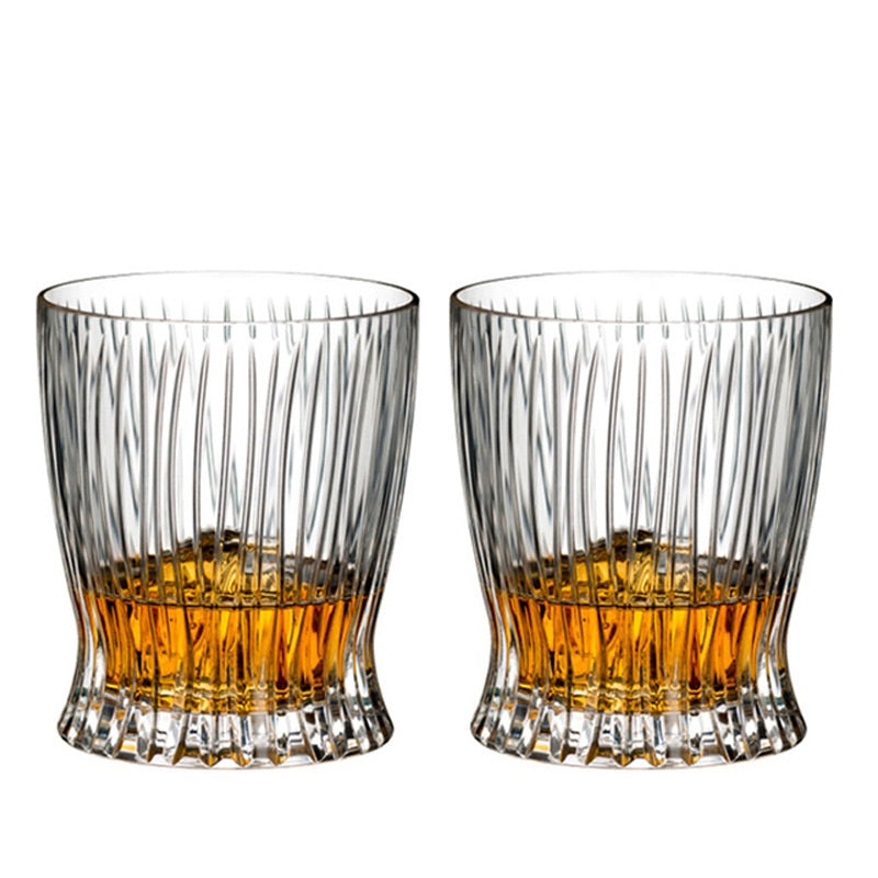 Japanese Style Striped Whiskey Glass Set