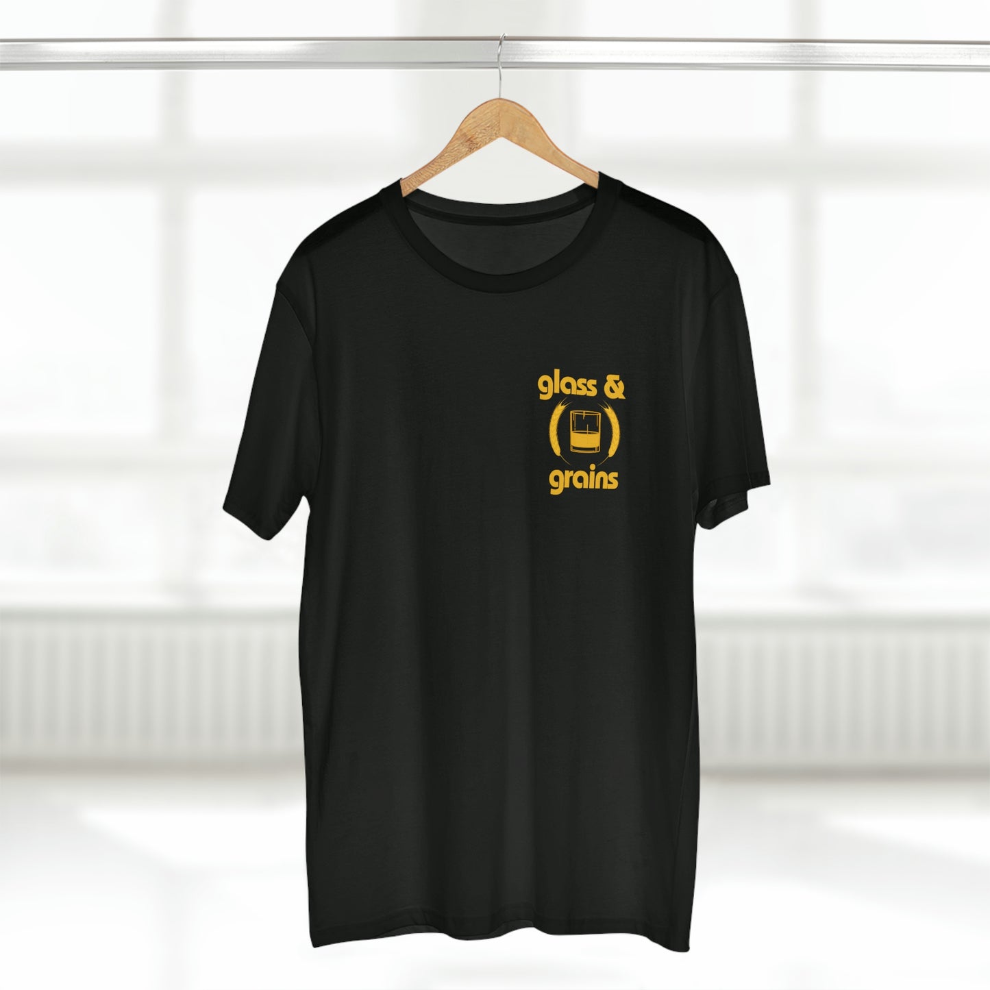 Glass & Grains Alt Crest Men's Tee