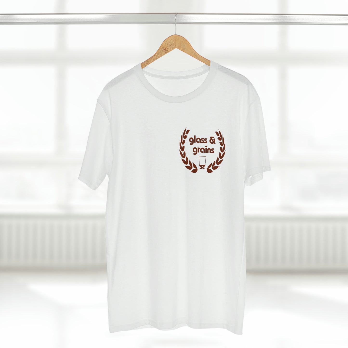 Glass & Grains Crest Men's Tee