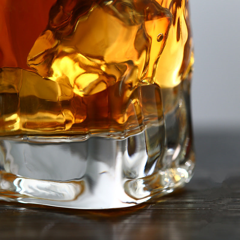 Edo Glass Japanese Irregular Tumbler Whiskey Glass