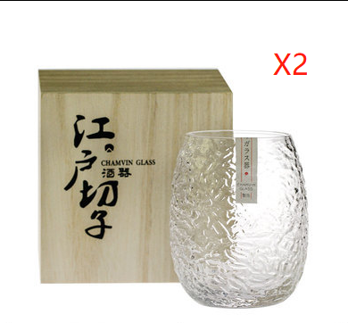 Chamvin Glass Japanese Cocoon Style Whiskey Glass