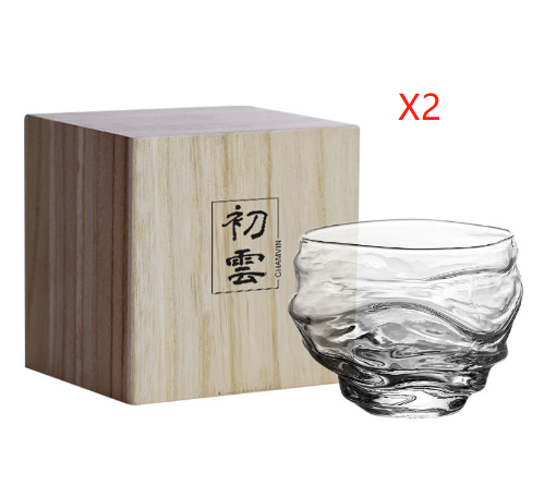 Japanese Teacup Style Whiskey Glass