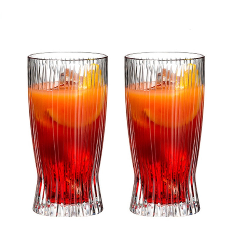 Japanese Style Striped Whiskey Glass Set