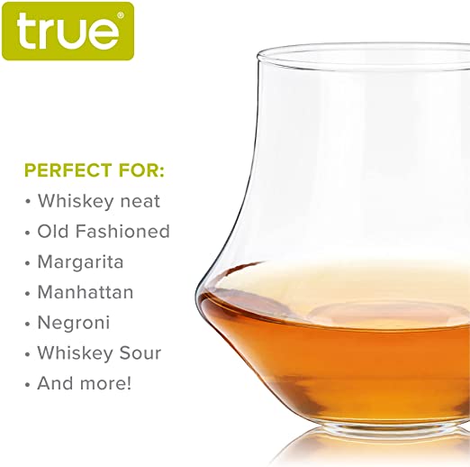 True Minimal Whiskey Glasses Set of 4
