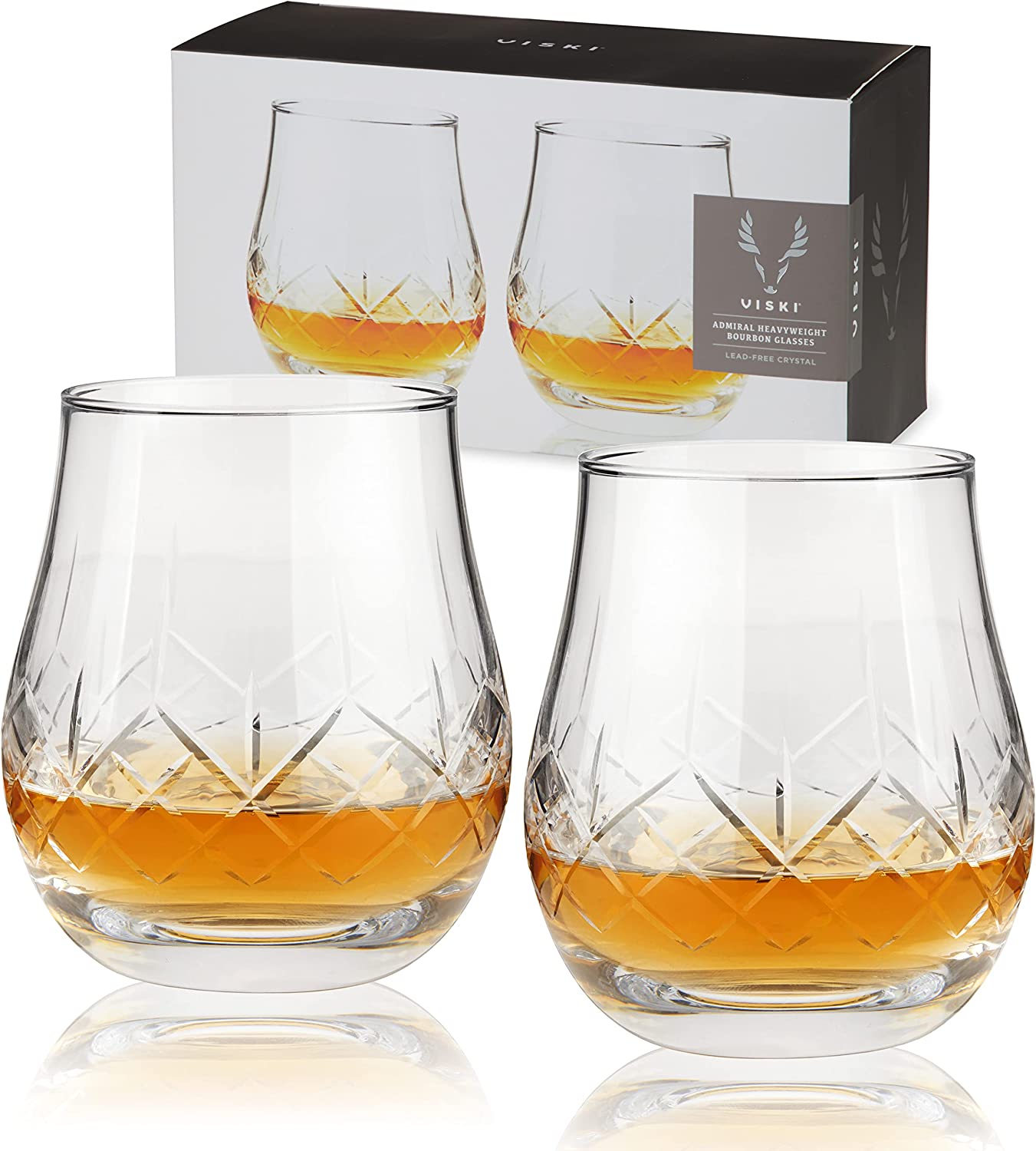 Admiral Heavyweight Bourbon Glasses by Viski