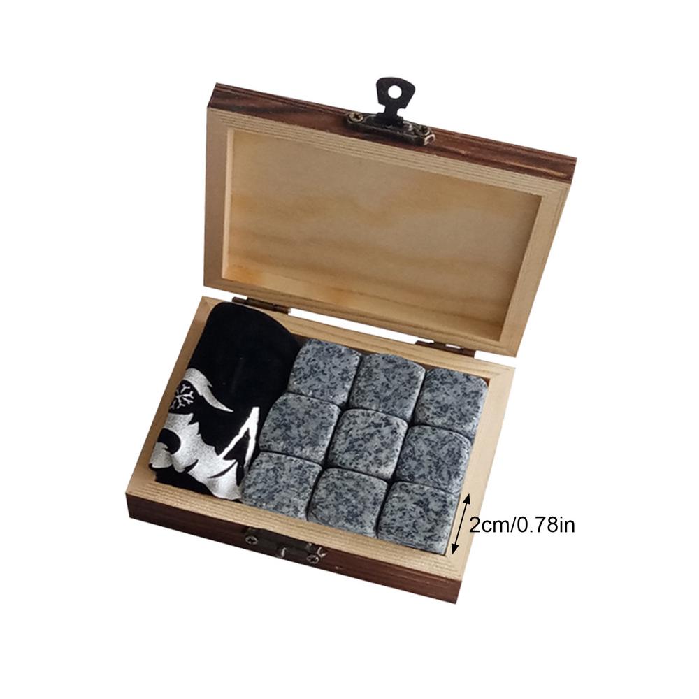 Classy Whiskey Stones Set 9 Pieces