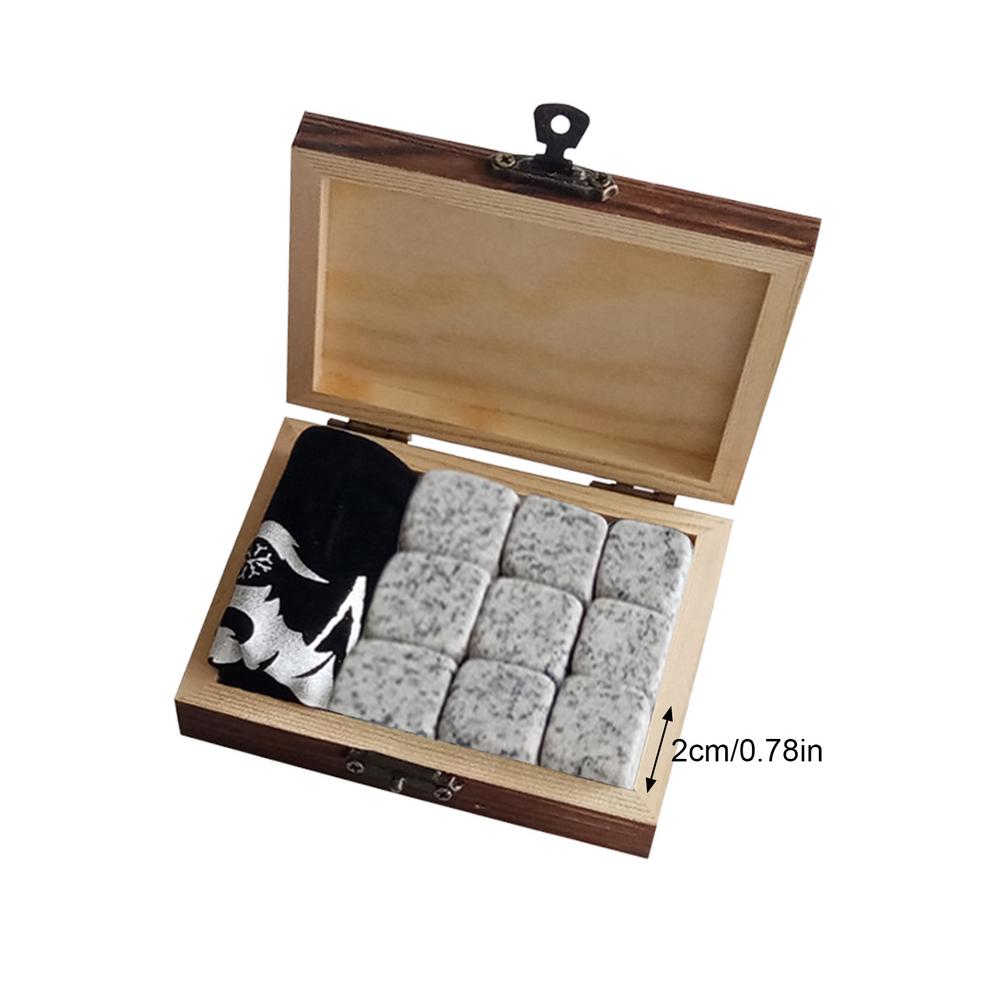 Classy Whiskey Stones Set 9 Pieces