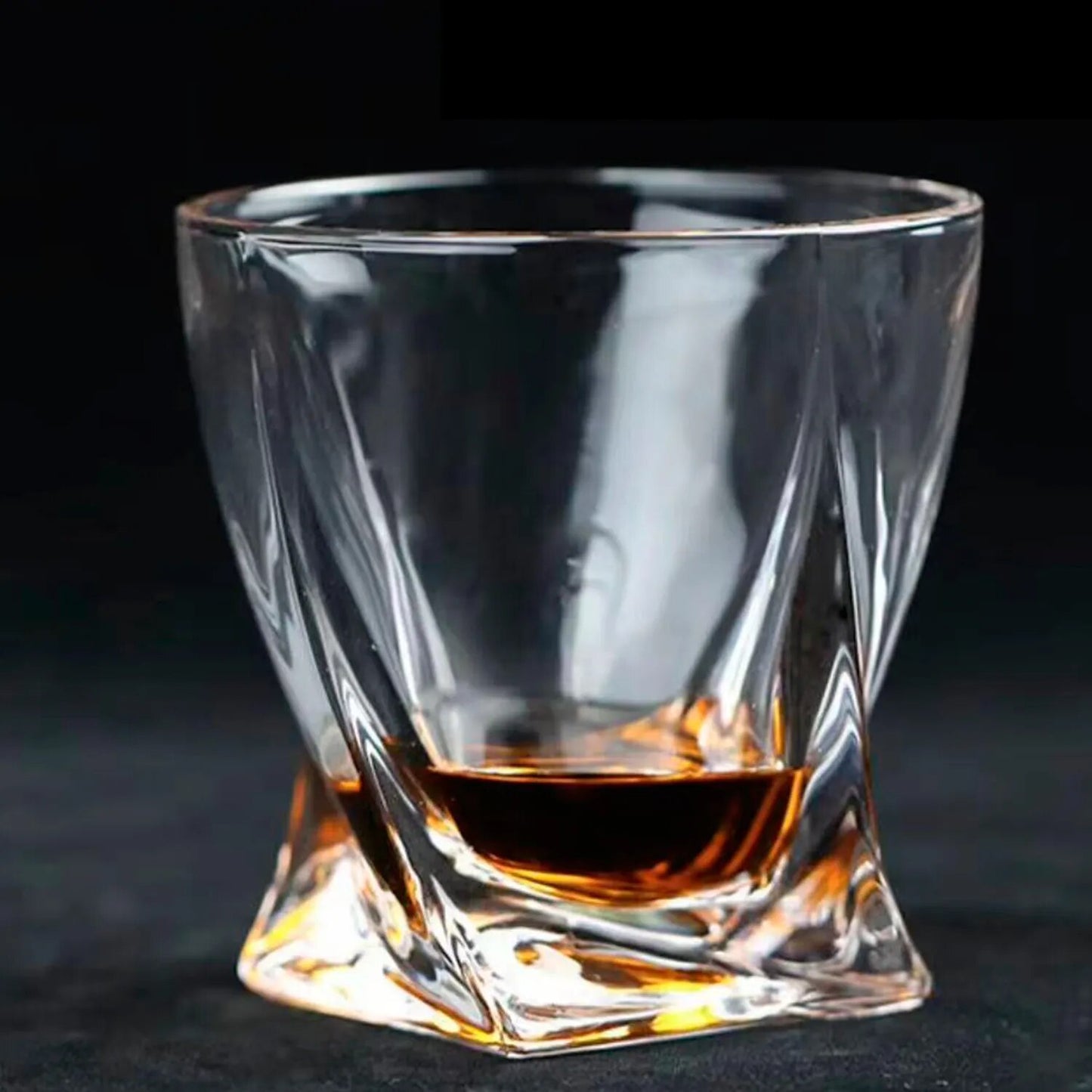 Creative Twisted Whiskey Glass (10 oz)
