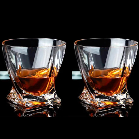 Creative Twisted Whiskey Glass (10 oz)