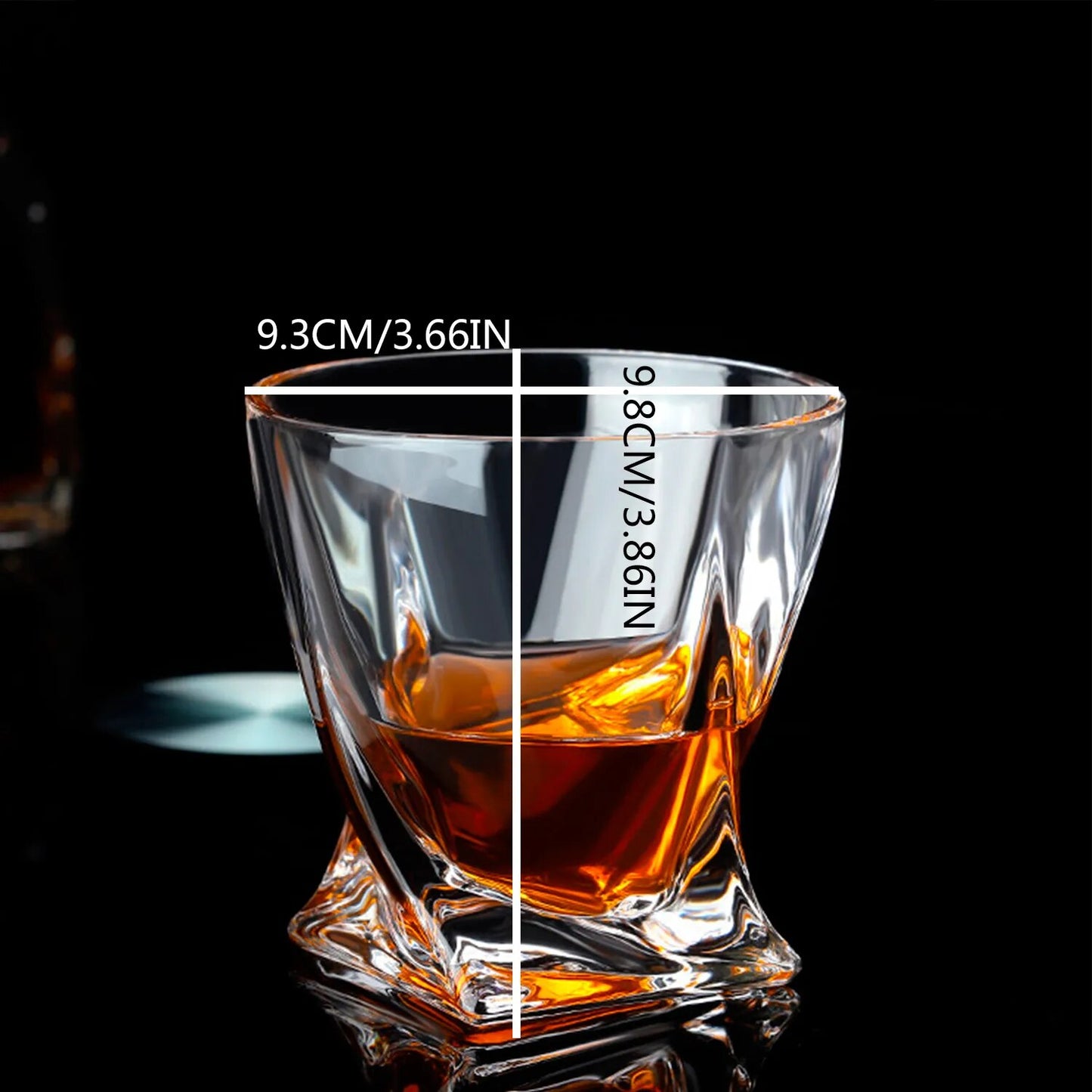 Creative Twisted Whiskey Glass (10 oz)