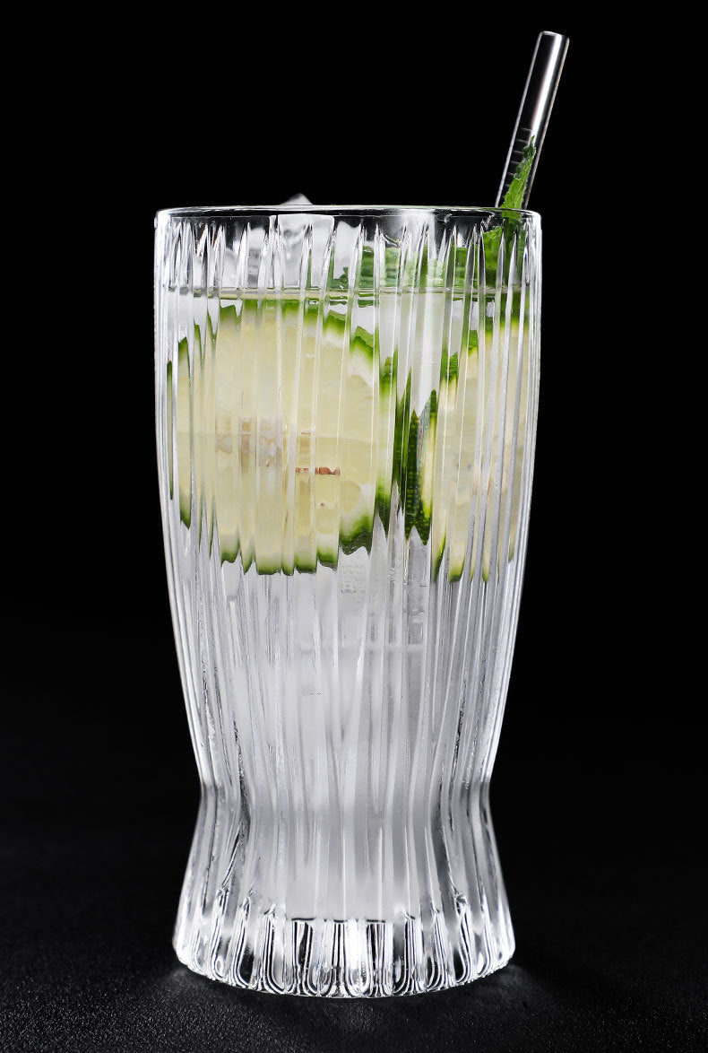 Japanese Style Striped Whiskey Glass Set