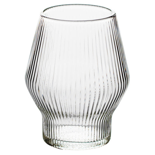 Japanese Style Vertical Pattern Whiskey Glass