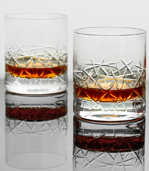 Graffiti Style Tumbler Whiskey Glass