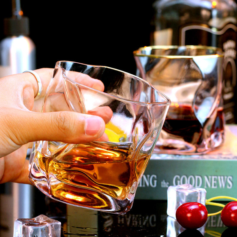 Creative European Style Irregular Whiskey Glass