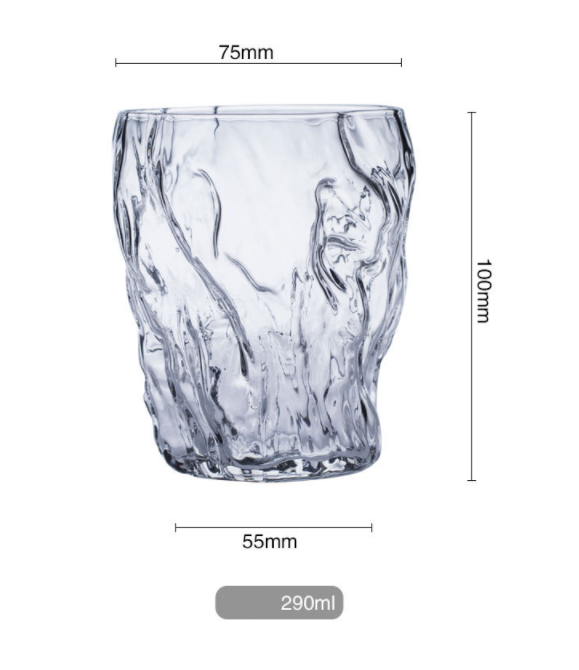 Chamvin Glass Japanese Teacup Style Whiskey Glass