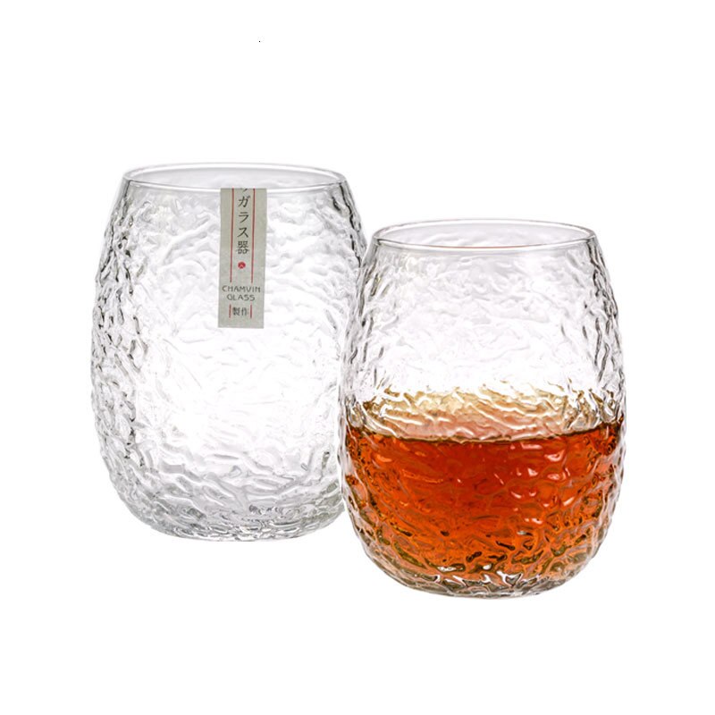 Chamvin Glass Japanese Cocoon Style Whiskey Glass