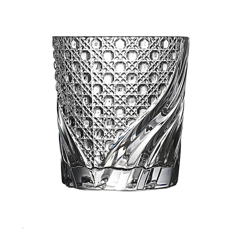 Edo Glass Japanese Ringer Whiskey Glass