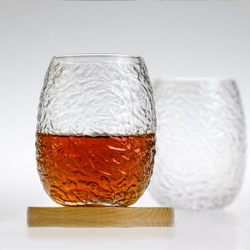 Chamvin Glass Japanese Cocoon Style Whiskey Glass