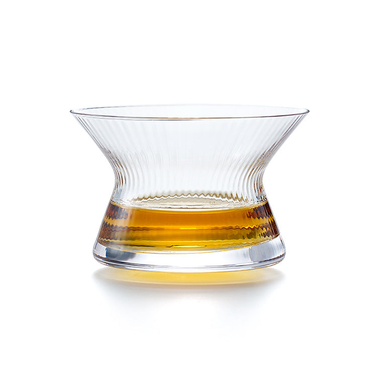 Hanyu Glass NEAT Style Rotating Whiskey Glass