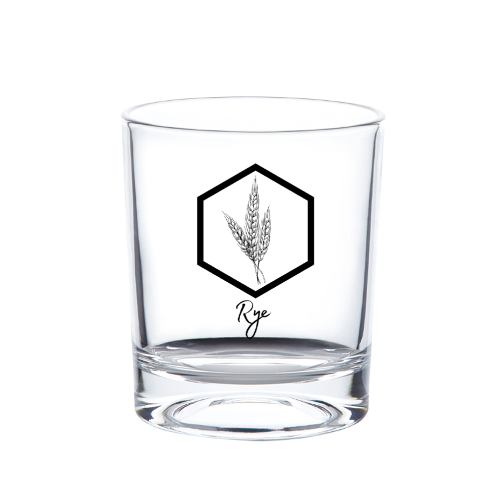 Rye Grain Classic Tumbler Whiskey Glass