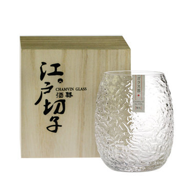 Chamvin Glass Japanese Cocoon Style Whiskey Glass