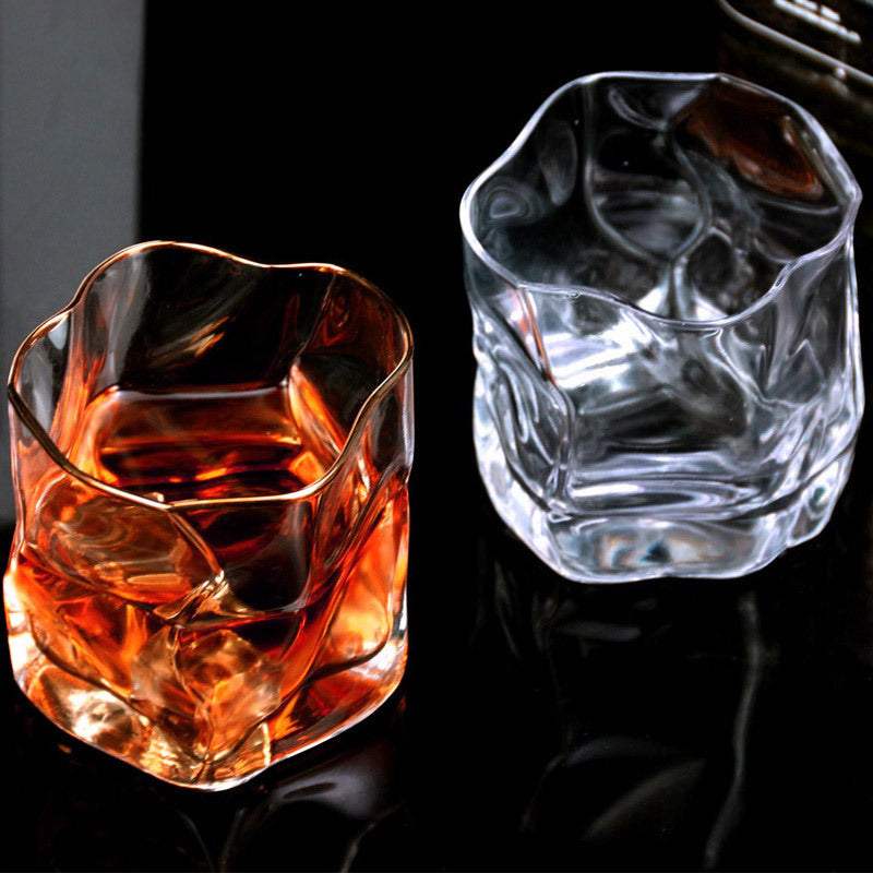 Creative European Style Irregular Whiskey Glass
