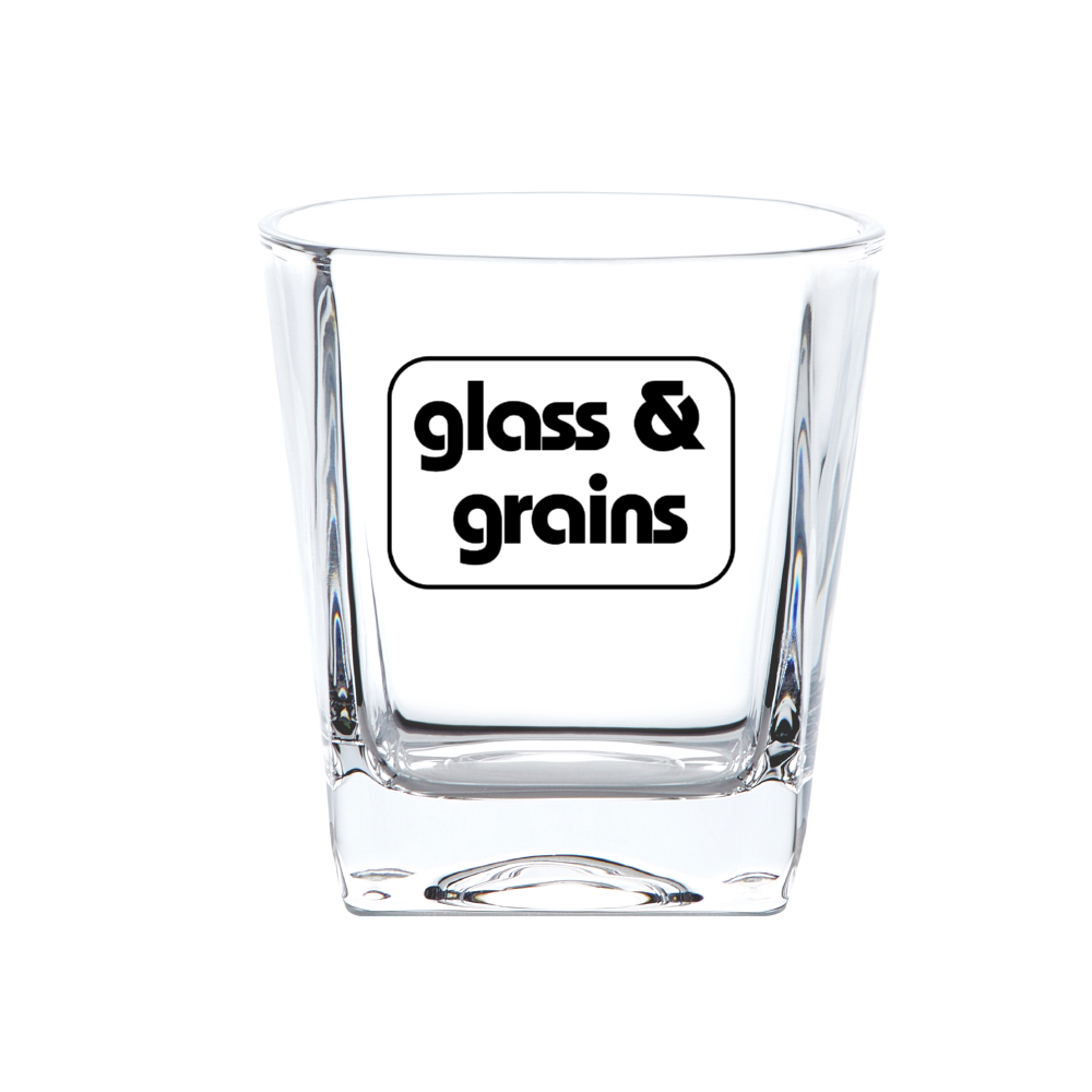 Glass & Grains Classic Square Rock Glass