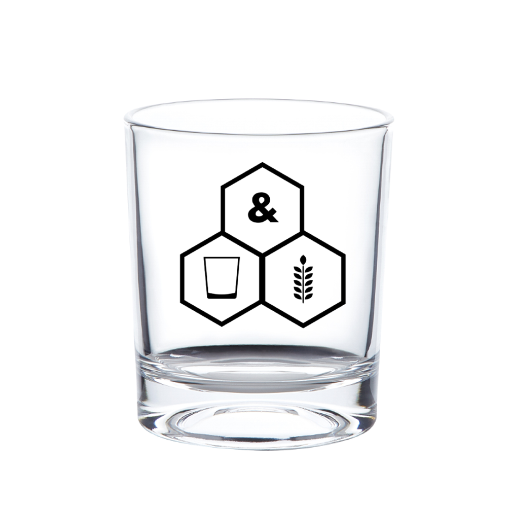 Drink Your Grains Classic Tumbler Whiskey Glass