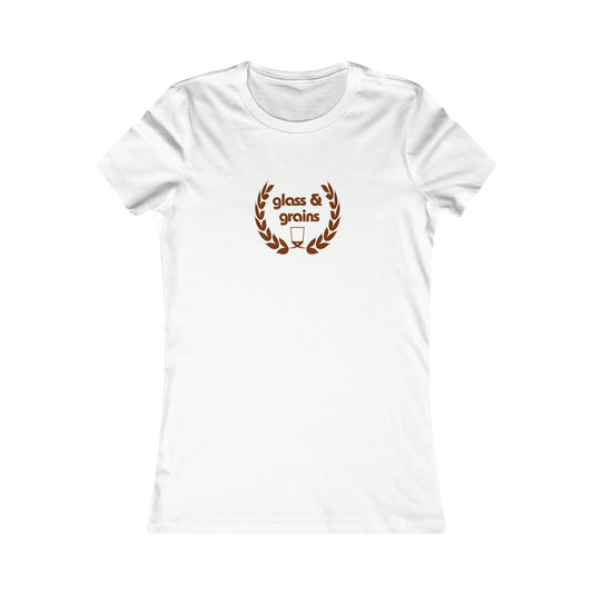 Glass & Grains Crest Women's Tee